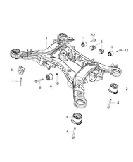 Тормозные колодки дисковые DODGE 68088919AA
