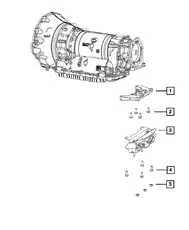 Тормозные колодки дисковые DODGE 68227573AA