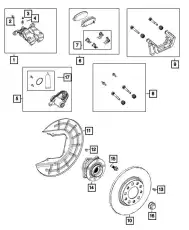 Тормозные колодки дисковые DODGE 68273101AC