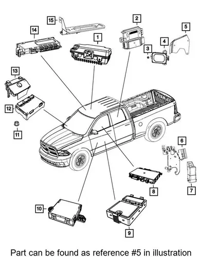 Тормозные колодки дисковые DODGE 68263132AA