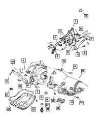 Тормозные колодки дисковые DODGE 68385238AA