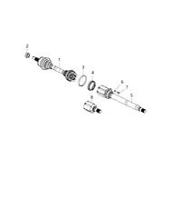 Тормозные колодки дисковые DODGE 05137607AA