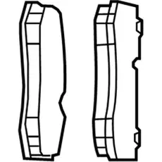 Тормозные колодки дисковые MOPAR 68144213AB