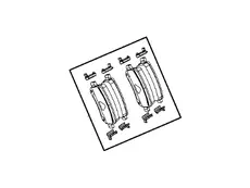Тормозные колодки дисковые MOPAR 68044761AB