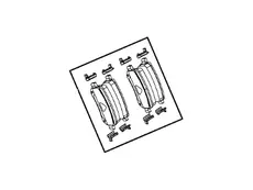 Тормозные колодки дисковые MOPAR 68159526AB