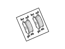 Тормозные колодки дисковые MOPAR 68159526AA