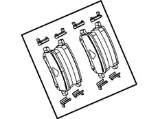 Тормозные колодки дисковые MOPAR 68144209AA