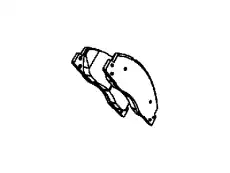 Тормозные колодки дисковые MOPAR 68071076AB