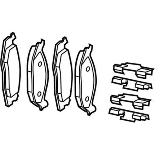Тормозные колодки дисковые MOPAR 68399095AA
