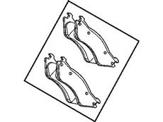 Тормозные колодки дисковые MOPAR 05139733AA