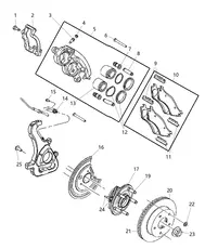 Тормозные колодки дисковые MOPAR 05139733AA