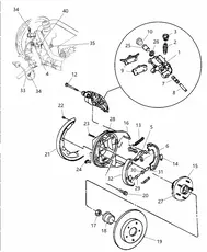 Тормозные колодки дисковые MOPAR 05012651AA