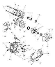 Тормозные колодки дисковые MOPAR 05011630AA