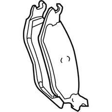 Тормозные колодки дисковые MOPAR 05083882AB