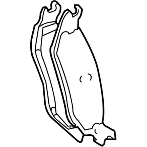 Тормозные колодки дисковые MOPAR 05083882AB