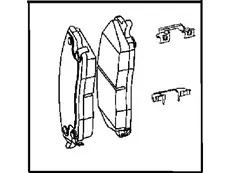 Тормозные колодки дисковые MOPAR 05142558AA