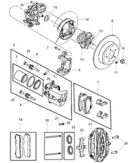 Тормозные колодки дисковые MOPAR 05175818AA