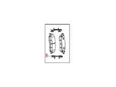 Тормозные колодки дисковые MOPAR 05174001AB