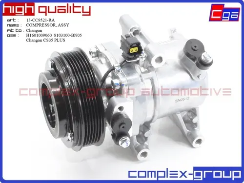 Компрессор кондиционера H1601009060 13CC9521RA CGA
