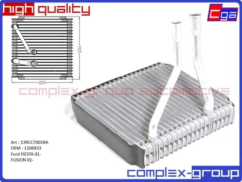 Испаритель 1206933 13RCC7001RA CGA