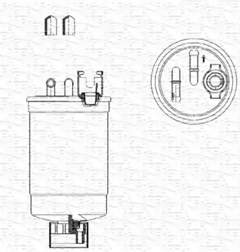 Топливный фильтр MAGNETI MARELLI 213908504000