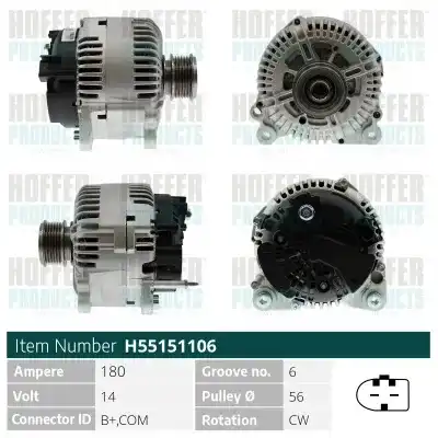 Генератор HOFFER H55151106