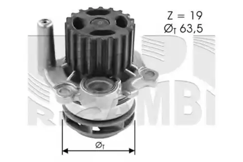 помпа Audi WPC380 CALIBER
