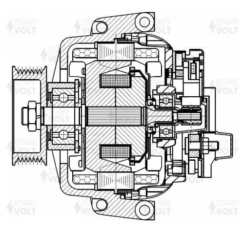 Генератор СТАРТВОЛЬТ LG 2801