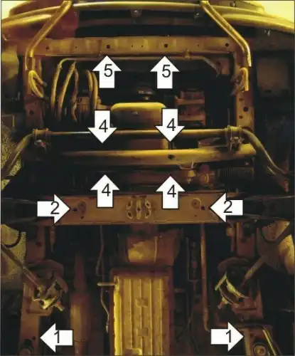 Защита картера 921 MOTODOR