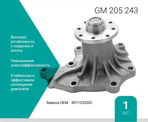 Насос системы охлаждения (помпа) ABSEL GM205243