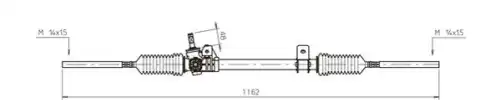 Рулевая рейка GENERAL RICAMBI RE4032