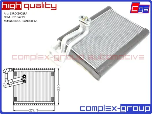 Испаритель кондиционера CGA 13RCC5002RA