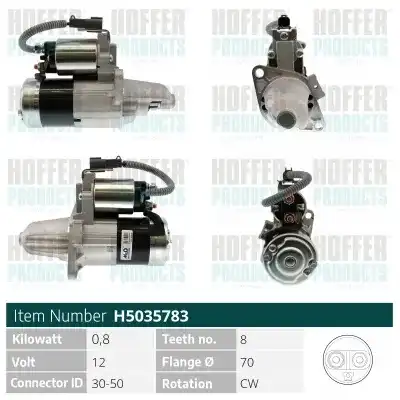 Стартер HOFFER H5035783