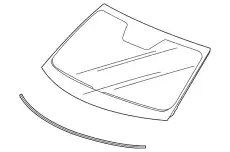 GLASS,WINDSHIELD 73111TG7A14 HONDA