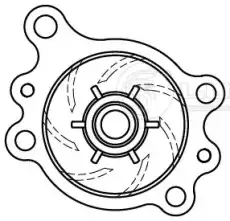 Насос системы охлаждения (помпа) LUZAR LWP2603