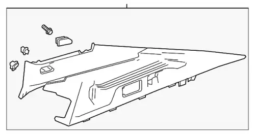 F-MOLDING 39217677 GM