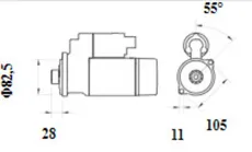 Стартер MAHLE MS 1169