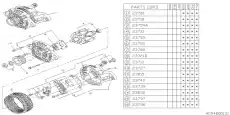 генератор Hyun 23700-AA050 SUBARU