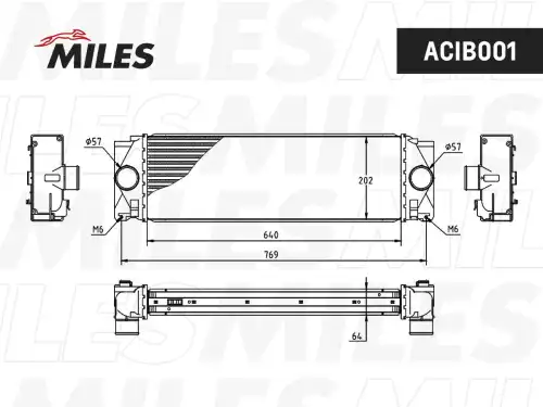Интеркулер MILES ACIB001