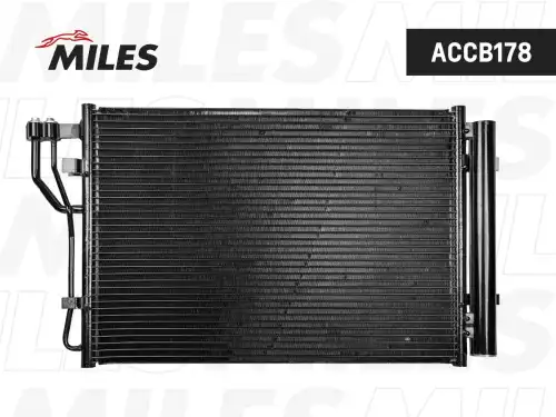 Радиатор системы охлаждения двигателя MILES ACCB178