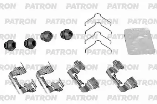 Тормозные колодки дисковые PATRON PSRK1365