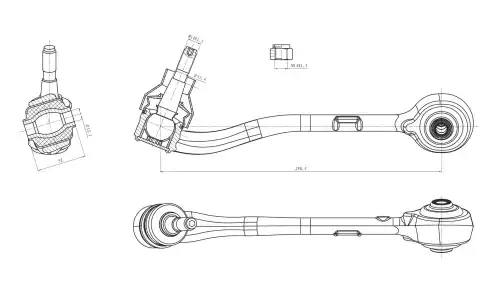 Рычаг подвески S&K SKCA2166
