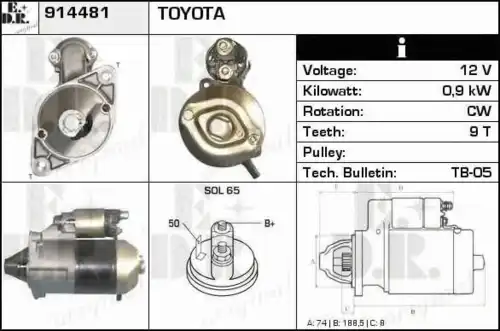 Хомут глушителя EDR 914481