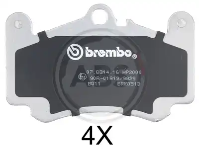 Тормозные колодки дисковые A.B.S. 37147S