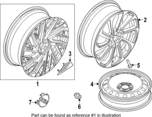 WHEEL ASSY R2TZ1007P FORD