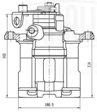 Суппорт тормозной TRIALLI CF001999