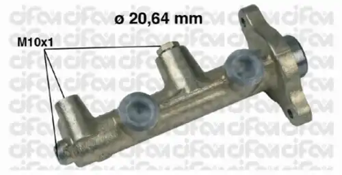 T2051 [558103] !главн. торм. цил. \ Opel Ascona B75-81г./Rekord E <82г./Frontera 2.0-2.4 91 202-179 CIFAM