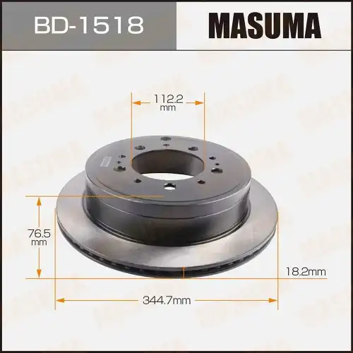 Тормозной диск MASUMA BD-1518