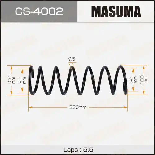 Пружина задняя CS-4002 MASUMA