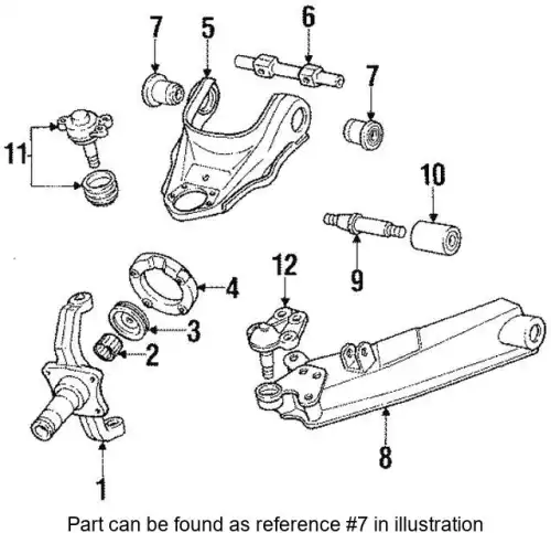 Кронштейн, подушки рычага 8-94226-557-2 ISUZU